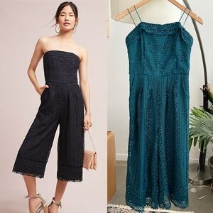 Anthropologie Greylin Stowe Crochet Jumpsuit